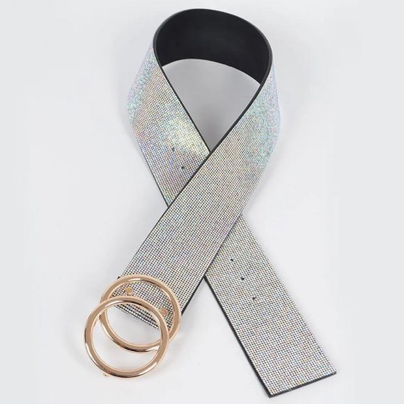 The Iris Rhinestone Waist Belt - Picture 2 of 4